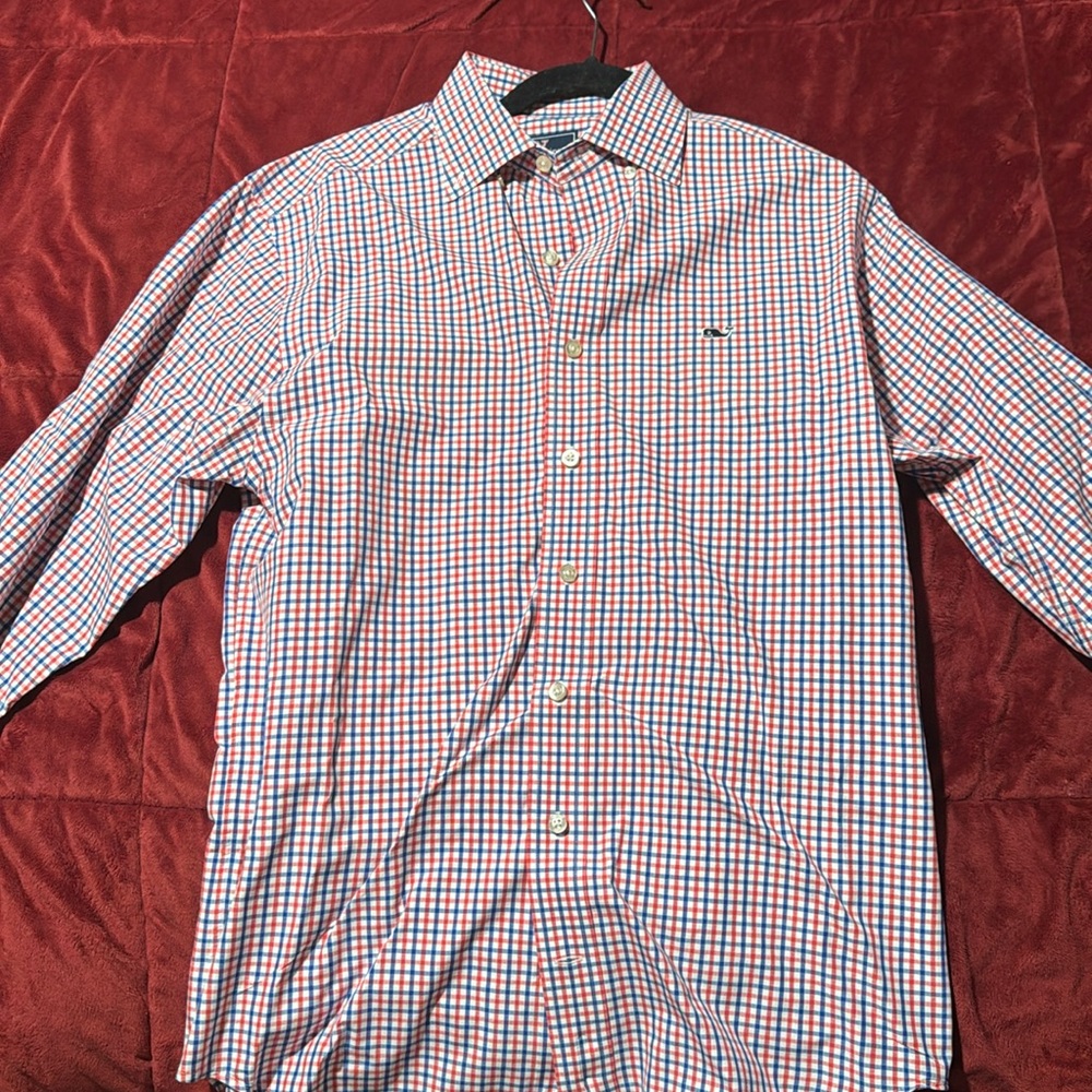 Vineyard vines classic fit whale shirt button down